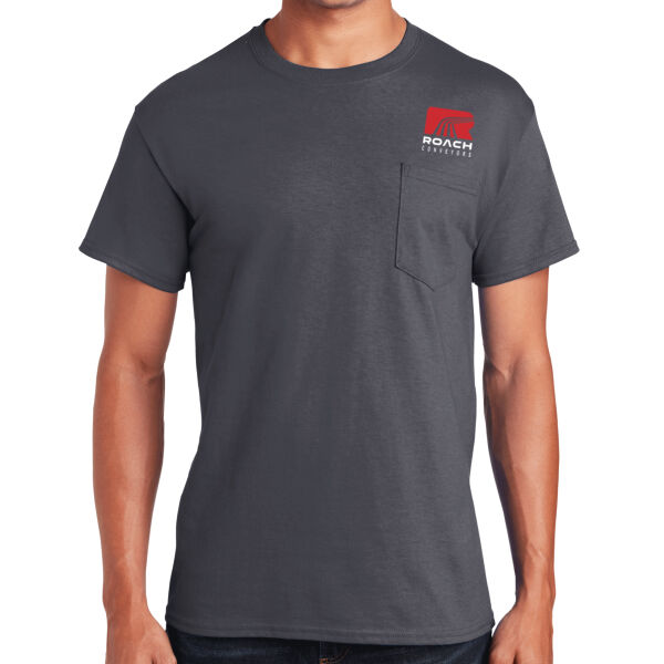 Gildan - Ultra Cotton ® 100% US Cotton T Shirt with Pocket Thumbnail